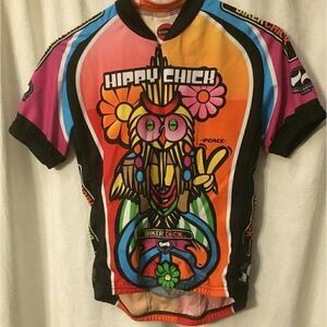 Hippy Chick Short Sleeve Women's Cycling Jersey